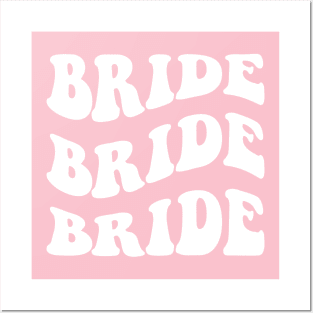 Bride Retro Wave Font Design Posters and Art